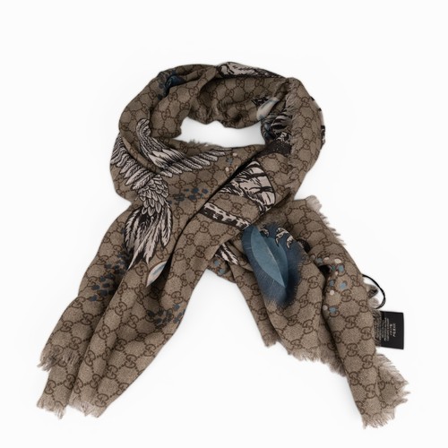 Gucci stola foulard animalier - foulard,