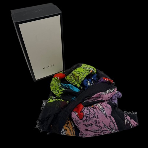 Foulard gucci angry tiger - angry,