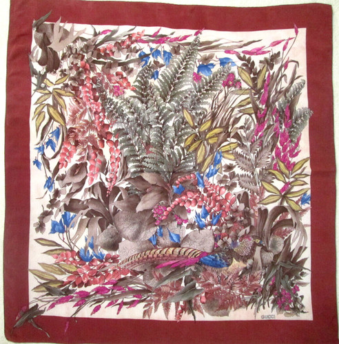Gucci foulard soie tbeg - soie,