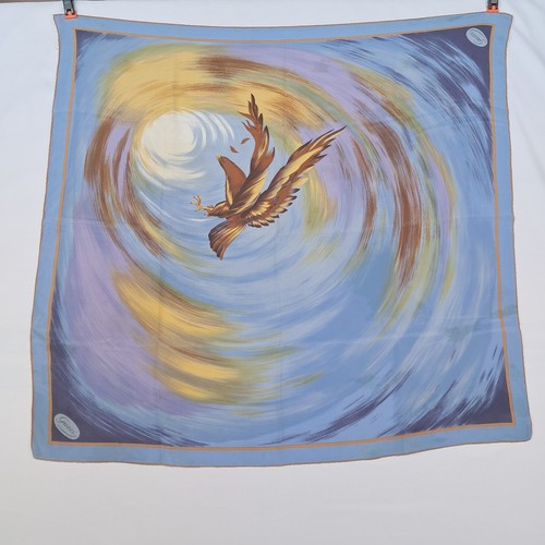 Foulard gucci pura seta blu - gucci,