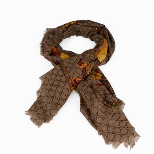 Gucci foulard quadrato lana - foulard, in