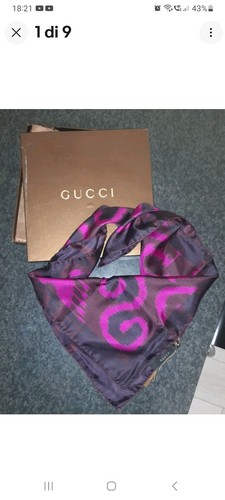 Foulard gucci seta twill 66x66 - gucci,