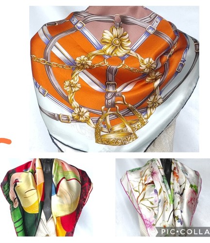 Foulard pura seta 100 - 100%, scialle