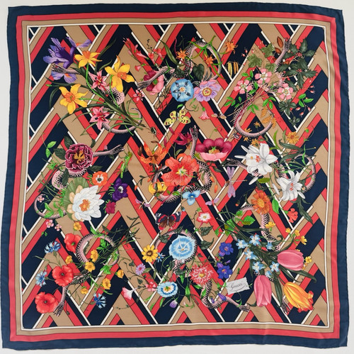 Foulard soie gucci - soie,